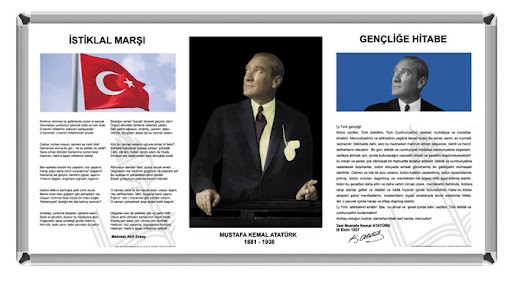 Milli Levhalar Seti 3'lü 45*90