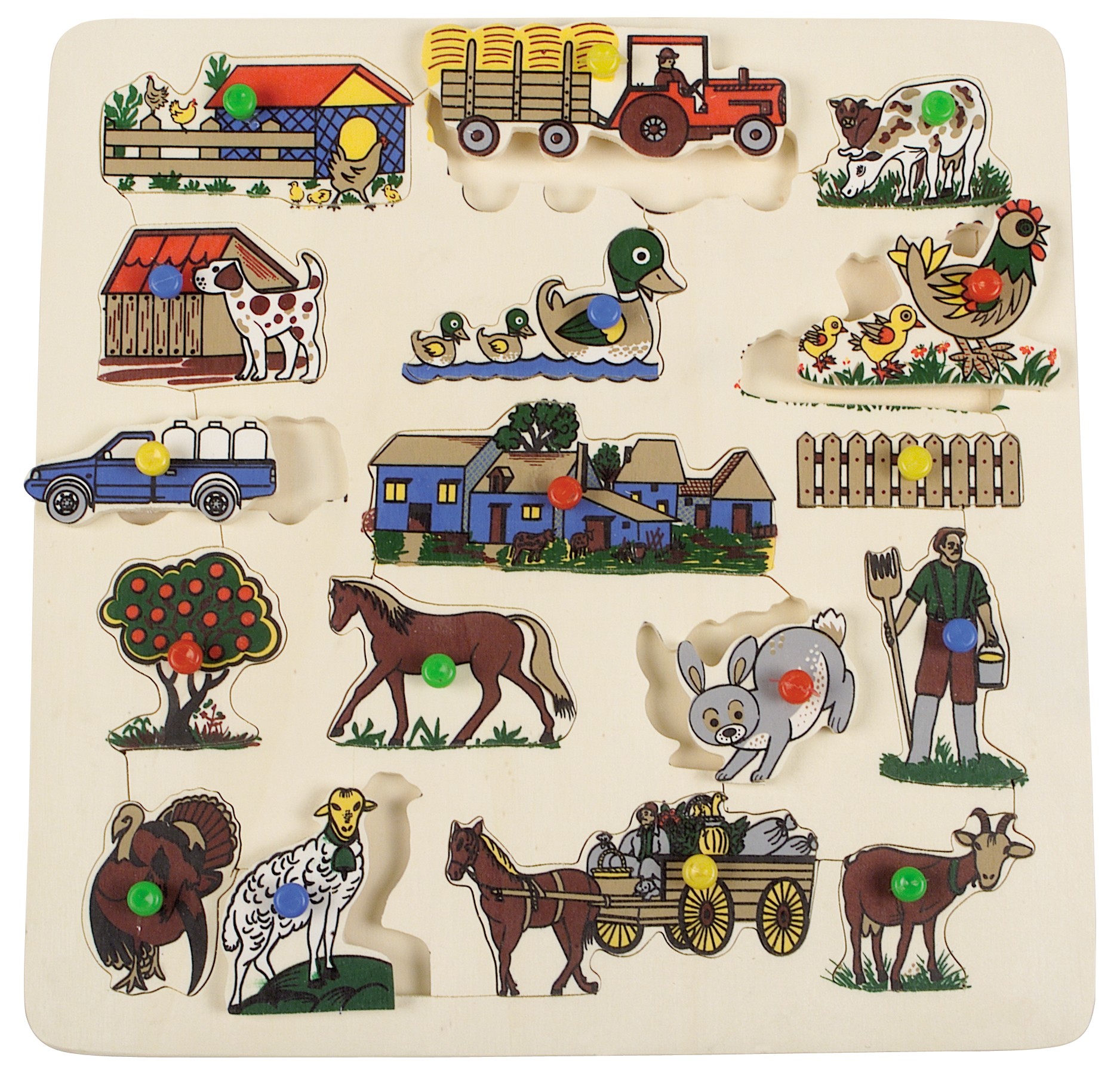 Çiftlik (Kulplu) - Puzzle