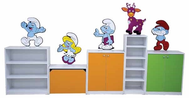 ŞİRİNLER DOLAP SETİ (330*40*115 CM )