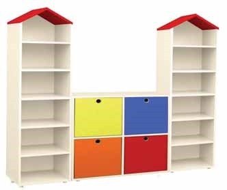 KULELİ ÇOK RAFLI DOLAP (240*40*180 CM )