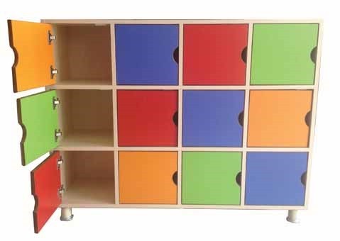 RENKLİ KAPAKLI DOLAP (120*40*95 CM )