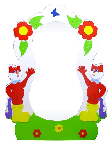 ÇİZMELİ KEDİ BOY AYNASI (140*90 CM )