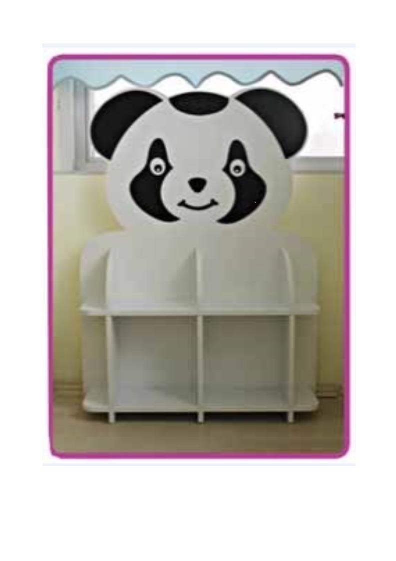 PANDA KİTAPLIK 75*35*130 CM