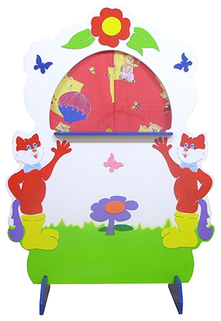 ÇİZMELİ KEDİ KUKLA SAHNESİ 120*90 CM