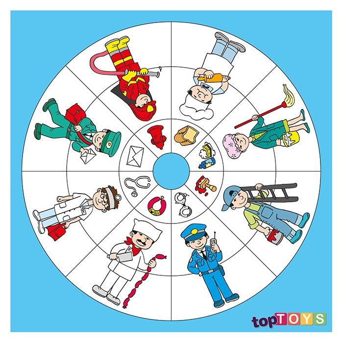 DAİRESEL TEMELAR MESLEKLER PUZZLE