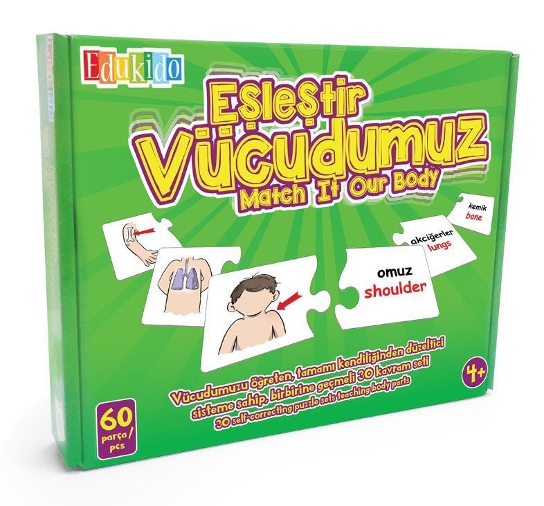EŞLEŞTİR VÜCUDUMUZ MUKAVVA PUZZLE
