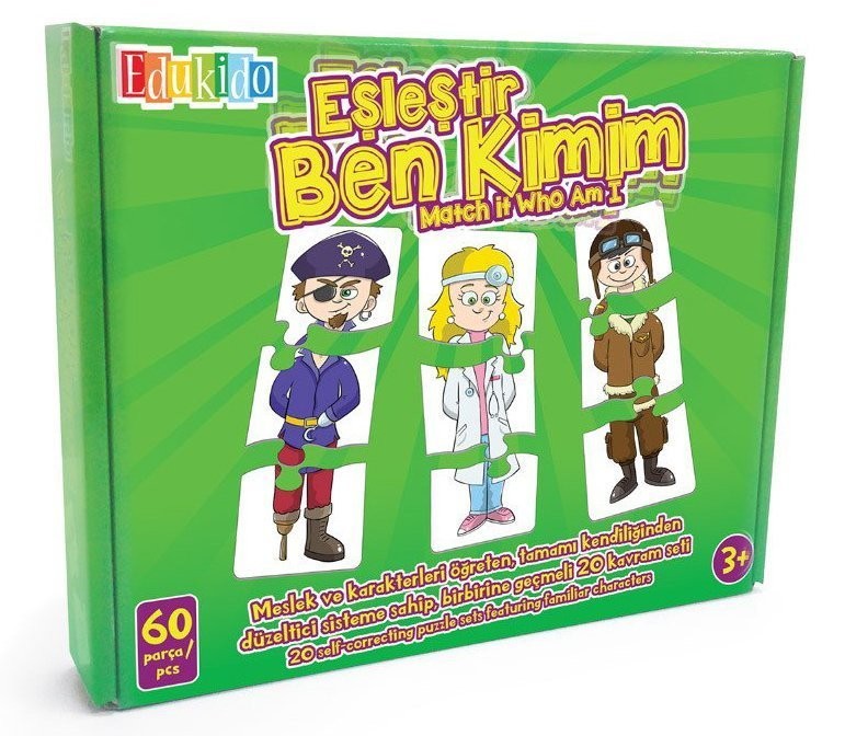 EŞLEŞTİR BEN KİMİM MUKAVVA PUZZLE